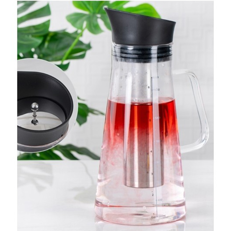 Acar Bloom Cam Süzgeçli Sürahi 1500 ml - 3