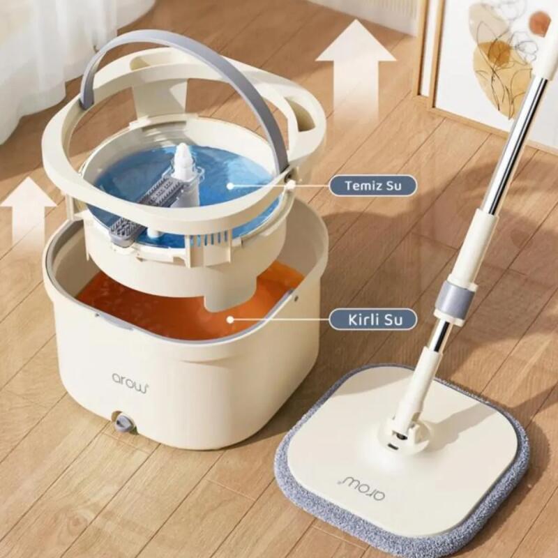 Arow Master Clean Lux Mop Seti Krem - 4