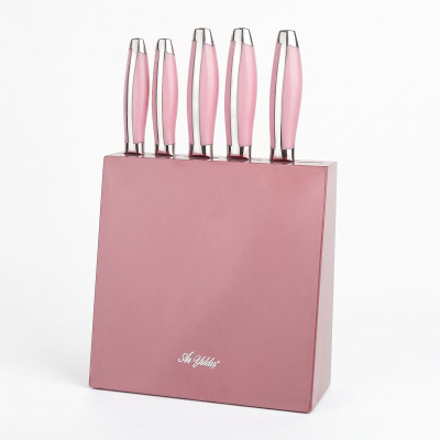 Aryıldız 6 Parça Bıçak Set Pembe Saplı - 4