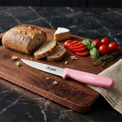 Aryıldız Basic Dişli Sebze Bıçağı Pembe 11 cm - 1