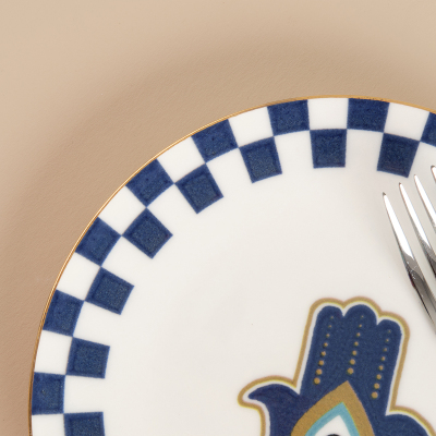 Aryıldız Chance Pasta Tabağı Hamsa 21 cm - 4