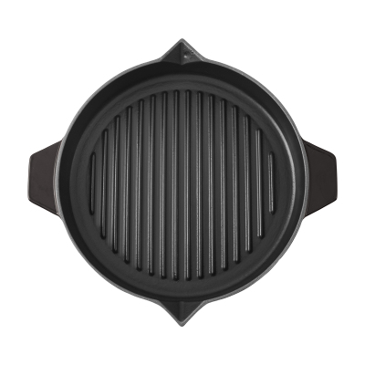 Aryıldız Duo Cast Bombe Grill Tava Kahverengi 30 cm - 4