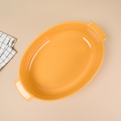 Aryıldız Elissa Oval Fırın Kabı Sarı 40 cm - 2