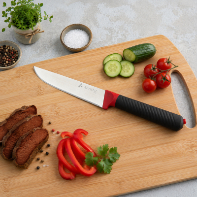 Aryıldız Lova Ekmek Bıçak Kırmızı 14,5 cm - ARYILDIZ