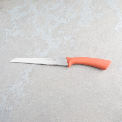 Aryıldız Mira Tırtıklı Ekmek Bıçağı Somon 17 cm - 5