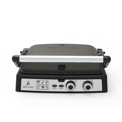 Aryıldız Multi Grill Tost Makinesi Antrasit - 3