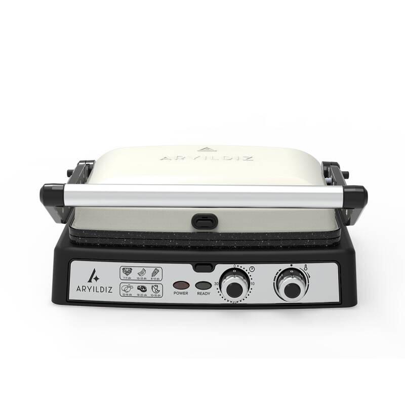 Aryıldız Multi Grill Tost Makinesi Krem - 3