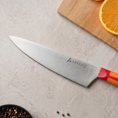 Aryıldız Plurex Big Şef Bıçağı 19 cm Kırmızı - 2
