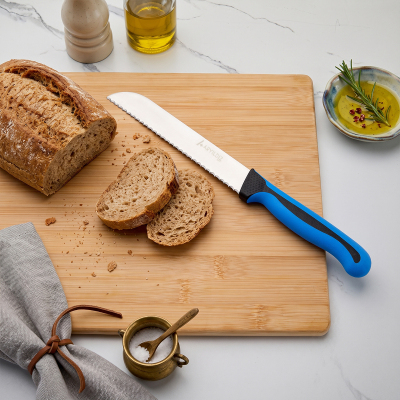 Aryıldız Plurex Dişli Ekmek Bıçağı Mavi 19 cm - 1