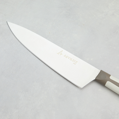 Aryıldız Plurex Şef Bıçak Koyu Bej 19 cm - 4