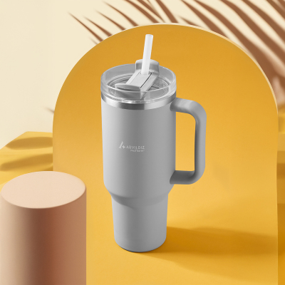 Aryıldız Protherm Flow Up Termos Gri 900 ml - 1