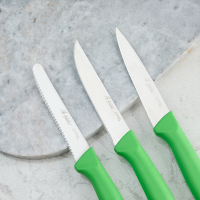 Aryıldız Rexa 3 Parça Sebze Bıçak Seti Yeşil 10 cm - 4
