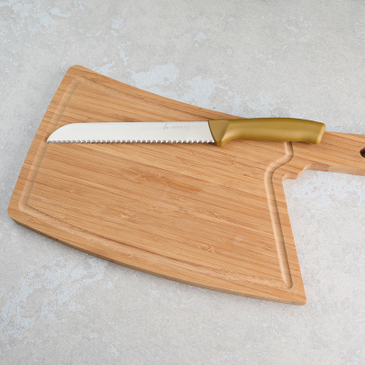 Aryıldız Rexa Tırtıklı Ekmek Bıçak Gold 19 cm - 2