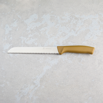 Aryıldız Rexa Tırtıklı Ekmek Bıçak Gold 19 cm - 6