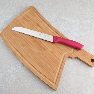 Aryıldız Rexa Tırtıklı Ekmek Bıçak Kırmızı 19 cm - 2
