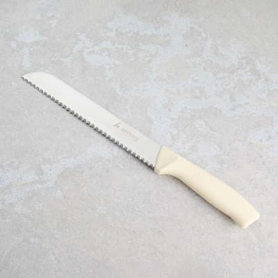 Aryıldız Rexa Tırtıklı Ekmek Bıçak Krem 19 cm - 3