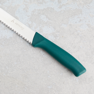 Aryıldız Rexa Tırtıklı Ekmek Bıçak Yeşil 19 cm - 5