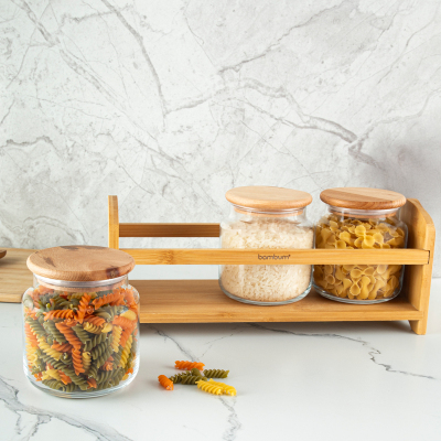 Bambum Bench Plus 4 Parça Standlı Baharat Takımı 500 ml - 2