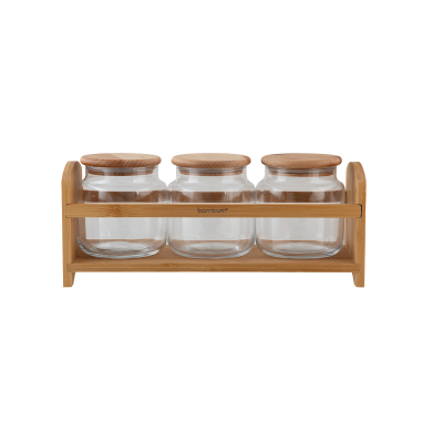 Bambum Bench Plus 4 Parça Standlı Baharat Takımı 500 ml - 3