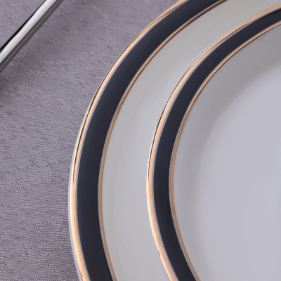 Evaliza Alaia Black Gold 60 Parça 12 Kişilik Yemek Takımı - 6