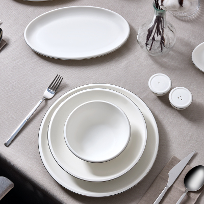 Evaliza Elegant Platin 30 Parça 6 Kişilik Yemek Takımı - 1