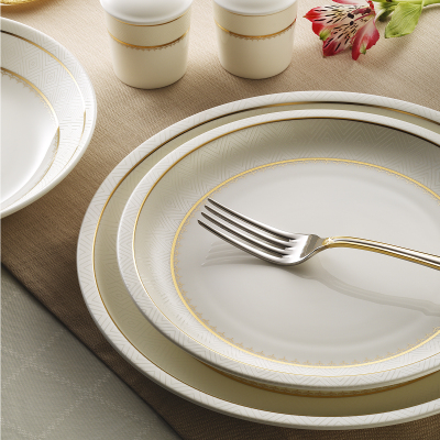Evaliza Meila Gold 32 Parça 6 Kişilik Yemek Takımı - 3