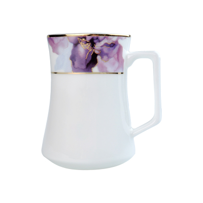 Evaliza Mor Çiçek Long Mug 300 ml - EVALIZA