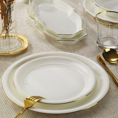 Evaliza Sapphire Gold 32 Parça 6 Kişilik Yemek Takımı - 3