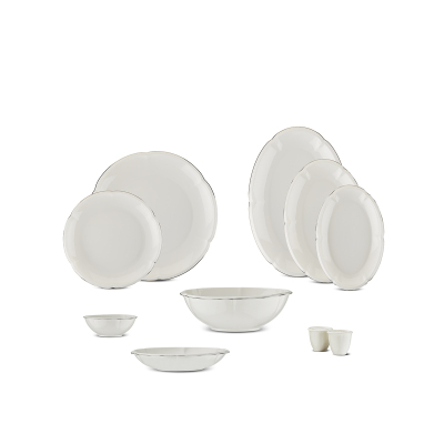 Evaliza Terra Royal Platin 32 Parça 6 Kişilik Yemek Takımı - 4