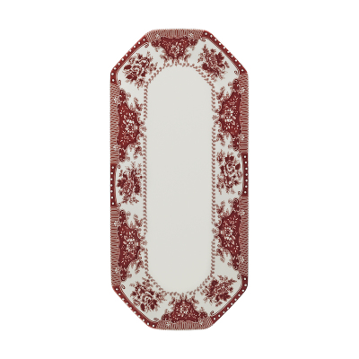 Evaliza Voila Kayık Tabak Kırmızı 33 cm - 2