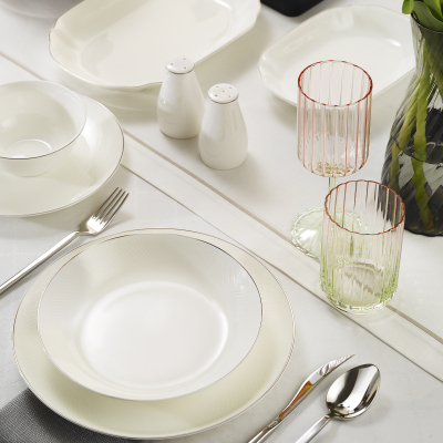 Evaliza Zenn Royal Platin 32 Parça 6 Kişilik Yemek Takımı - 2