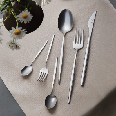 Face Cutlery Aurum 72 Parça 12 Kişilik Çatal Kaşık Bıçak Takımı - 2