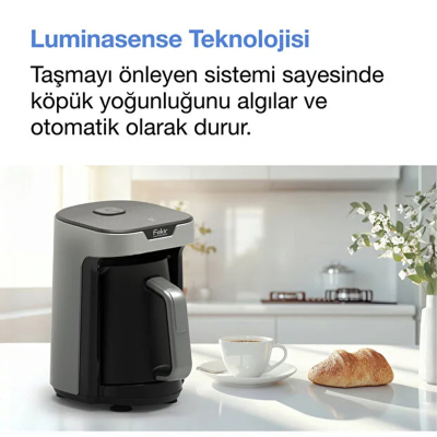Fakir Kaave Mono Otomatik Türk Kahve Makinesi Gri - 4