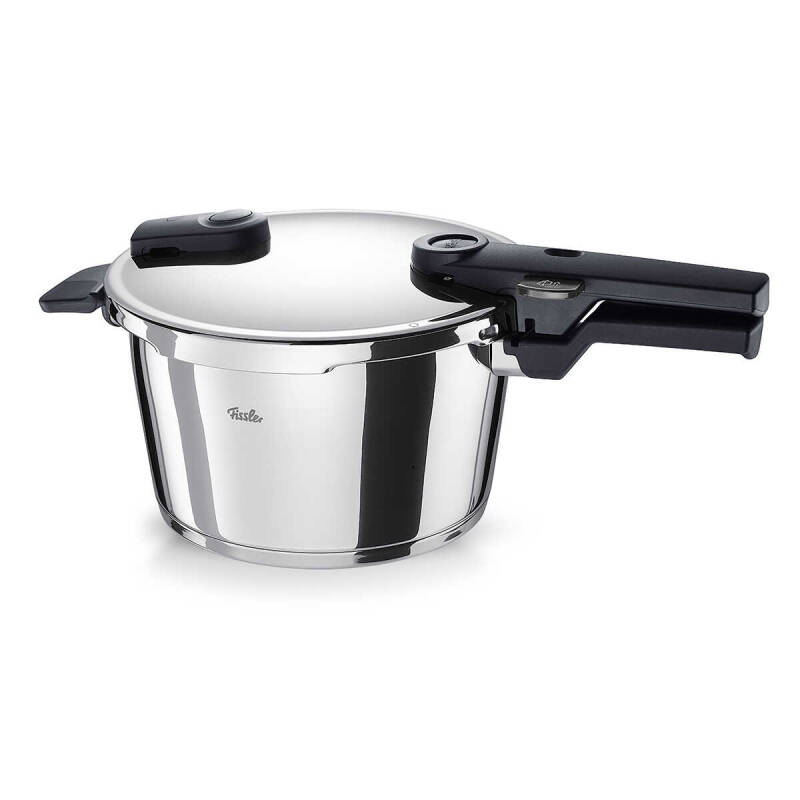 Fissler Vitaquick Glossy 4,5 Litre Düdüklü Tencere + Tava Set - 4