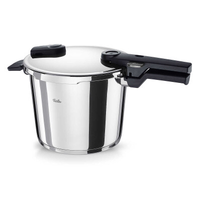 Fissler Vitaquick Glossy 6 Litre Düdüklü Tencere + Tava Set - 2