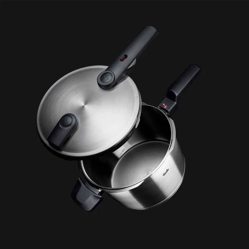 Fissler Vitaquick Premium 6 Litre Düdüklü Tencere + Tava Set - 5