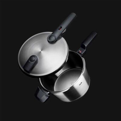 Fissler Vitaquick Premium 8 Litre Düdüklü Tencere + Buharda Pişirme Aparatı - 5