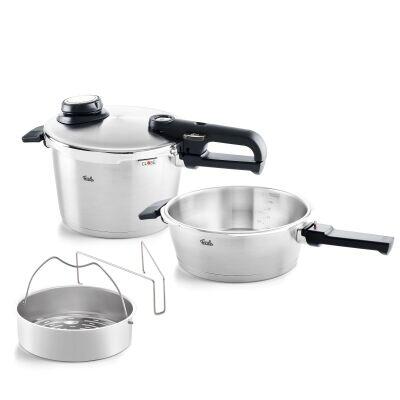 Fissler Vitavit Premium Mat Düdüklü Tencere 4,5+2,5 Litre - FISSLER