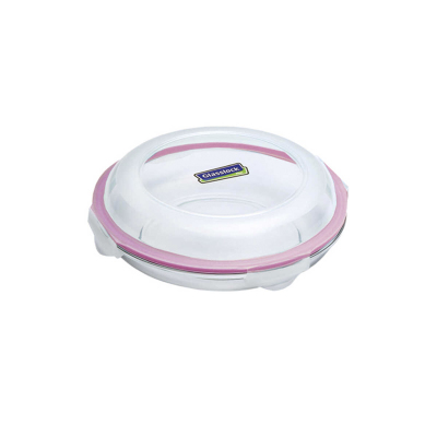 Glasslock Yuvarlak Plus Cam Saklama Kabı 800 ml - 1