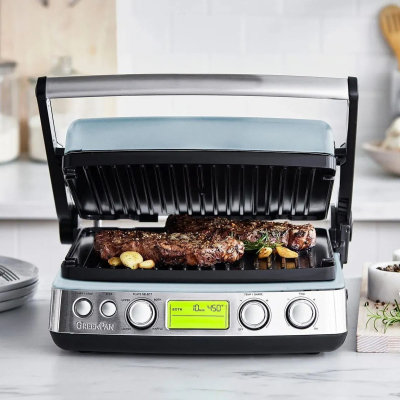 Greenpan Elite Grill Tost Makinesi Blue - GREENPAN
