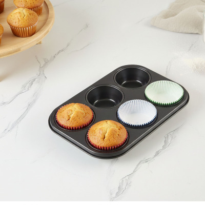 Guardini Gardenia Muffin 6'lı Kek Kalıbı 27X18,5 - 1