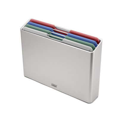 Joseph Joseph Folio 4 Parça Büyük Kesme Tahtası Seti Gri - 4