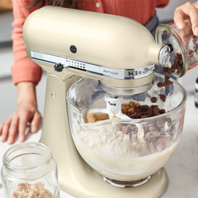 KitchenAid Artisan 4,8 L Stand Mikser Almond Cream 5KSM125 - 6