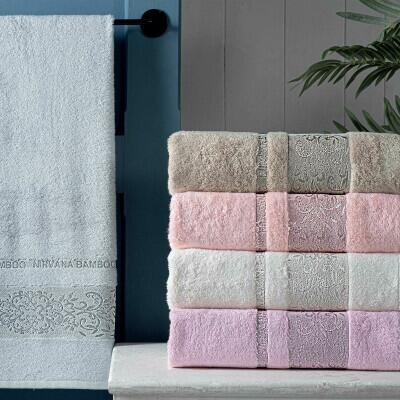 Maxstyle Nirvana Bamboo Pudra Havlu 70X140 cm - MAXSTYLE