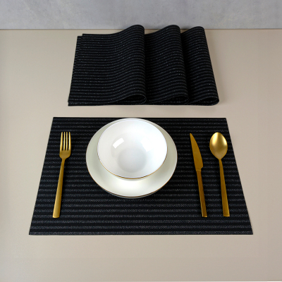 Maxstyle Silverline 4 Parça Amerikan Servis 30x45 cm - MAXSTYLE
