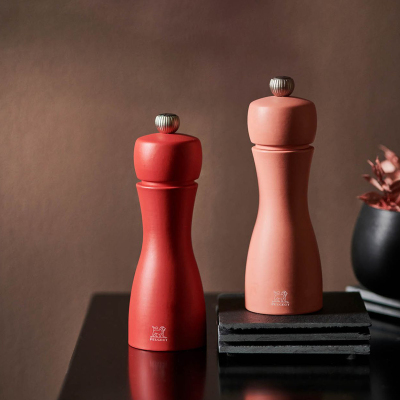 Peugeot Tahiti Duo Tuz ve Karabiber Değirmeni Seti Kırmızı 15 cm - 1