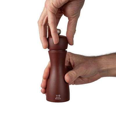 Peugeot Tahiti Tuz ve Biber Değirmeni Seti Toprak Kırmızı 15 cm - 5