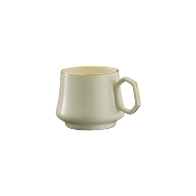 Sandro Moreno 1453 Line Gold Geometrik 12 Parça 6 Kişilik Kahve Fincan Takımı 90 ml - 2