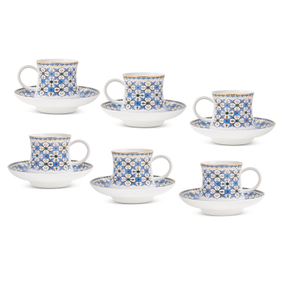 Sandro Moreno 1898 Hanedan Double 12 Parça 6 Kişilik Kahve Fincan Takımı 120 ml - 5