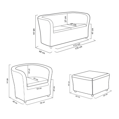 Sp Berner Nova Sofa Confort Bahçe Seti - 7